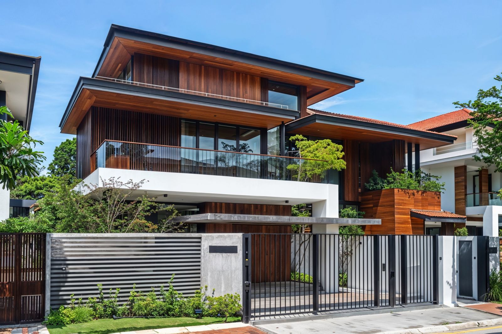 thiết kế sân vườn cho nhà hướng tây